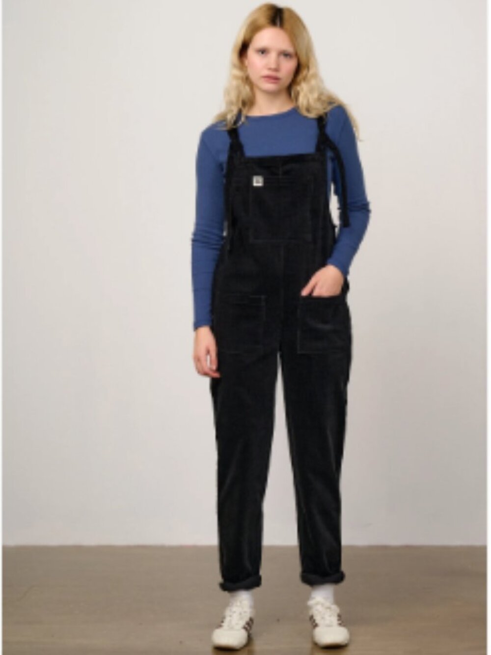 Lucy & Yak Original Organic Cotton Corduroy Dungarees in Black - 2R 🇬🇧